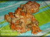 Paupiettes de Dinde, Patates Douces et sa Sauce Moutardée
