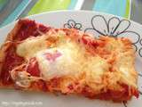 Pizza au veau & babibel