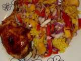 Poulet Jerk & sa Salsa de Mangue – Le plat national de la Jamaïque