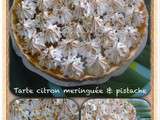 Tarte citron meringuée à la pistache – Tour des tartes