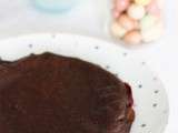 Gâteau au chocolat et noisettes (sans gluten, sans beurre)