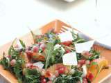 Salade de mozzarella aux fruits d'hiver
