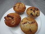 Muffins aux framboises et pèpites de chocolat testés et approuvés