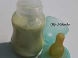 Soupe de haricots verts pour bébé