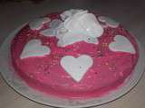 Gâteau de la Saint Valentin  Pink lover 