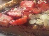 Tarte chocolat fraise