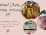 Podcast tricot couture #5 Celle qui a terminé des projets et qui a envie d’en « castonner » plein d’autres
