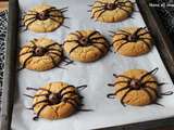 Spider cookies pour Halloween ( biscuits araignées)