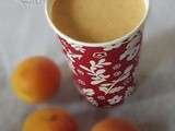 Milk shake aux abricots et caramel
