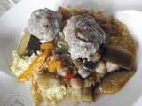 Semoule tandoori aux légumes d’été et ses boulettes vapeur