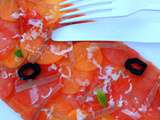 Carpaccio de pastèque et melon, Rosé de Bonnet