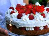 Gâteau moelleux fraises et framboises