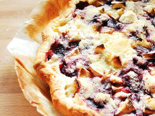 Recettes De Tarte Aux Fruits Rouges Et Crumble