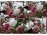 Table Renoncules roses