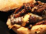 Burger d’automne aux champignons, noix, et marrons