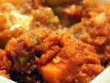 Curry de chayotte et patate douce