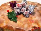 Gâteau de Noël aux cranberries