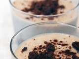 Mousse à la banane et au cookie
