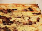 Pizza lardons et Maroilles