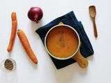 Soupe aux haricots blancs et carottes