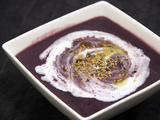 Soupe violette au chou