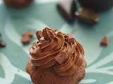 Cupcakes chocolat noir/écorces de yuzu