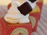 Cupcakes moelleux cœur chocolat-framboise