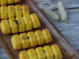 Lingots cannelés noix de coco coeur pâte à tartiner