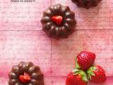 Petits gâteaux chocolat/fraises
