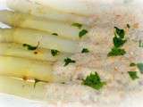 Asperges Blanches aux anchois recette de Florent Ladeyn