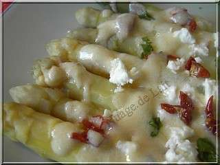 Asperges Blanches vinaigrette aux saveurs Méditerranéennes
