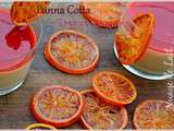 Panna Cotta à l'Orange Sanguine et sirop d'orange