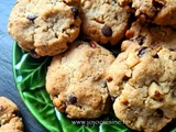 Petits Biscuits/Cookies aux Noix et Pépites de Chocolat
