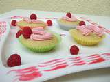 Cupcakes vegan framboise/cardamome