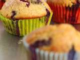 Muffins aux myrtilles / Blueberry muffins