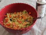 Salade automnale façon taboulé, légumes croquants et huile de noix