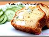 Cake surimi et ciboulette