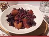 Chou rouge, pommes de terre et lardon au Cookéo