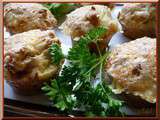 Muffins poulet-paprika et coque de Comté