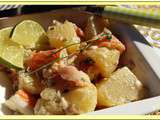 Salade de pommes de terre au Saumon et Surimi