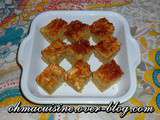 Carrés aux amandes et noisettes