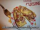Tartines aux chipolatas, oignons et curry