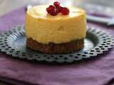 Cheesecake individuel mangue/citron et spéculoos (sans cuisson)
