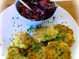 Galettes au millet et pois chiches