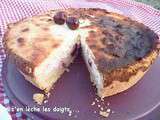 Gâteau de fromage blanc au cerises