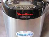 Machine à pain Moulinex Nutribread et Philadelphia