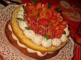 Sponge cake aux fraises