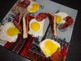 Bacon & eggs – version « mini » – Défi de cuisine de mars