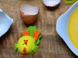 Crèmes aux oeufs trompe-l’oeil pour Pâques