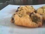 Cookies framboises - pistaches - chocolat blanc